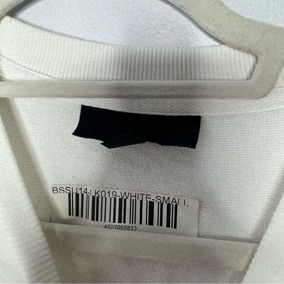 black scale religious holiday crew in white size small - Picture 3 of 7